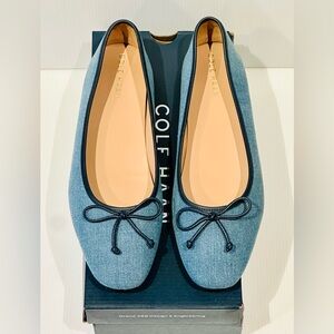Cole Haan Yara Soft Ballet Flats Lt. Denim